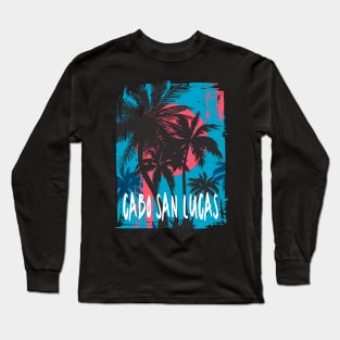 Cabo San Lucas Tropical Mexico Design Long Sleeve T-Shirt